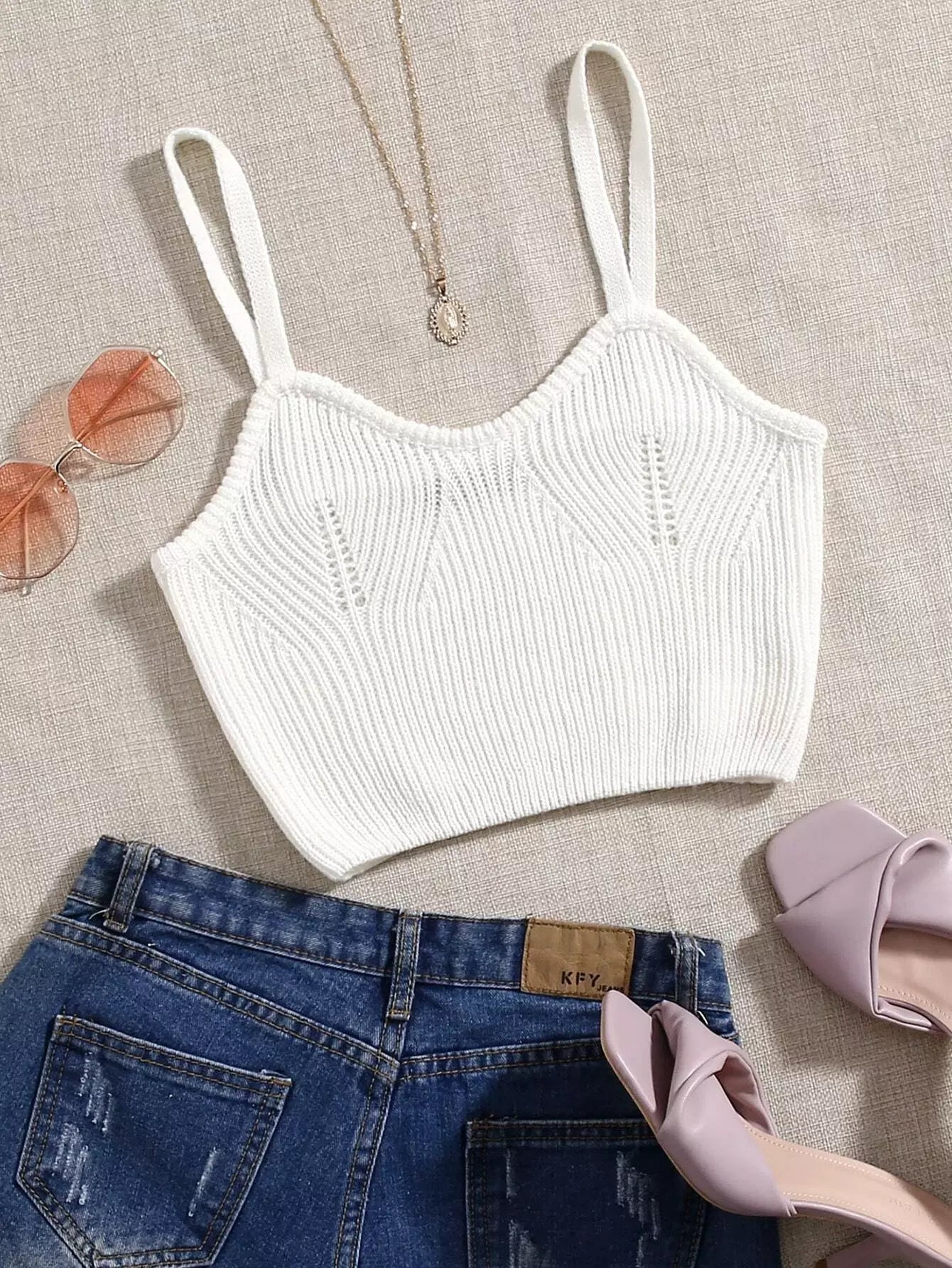 Crop Knit Top