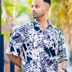 Drop shoulder shirt
